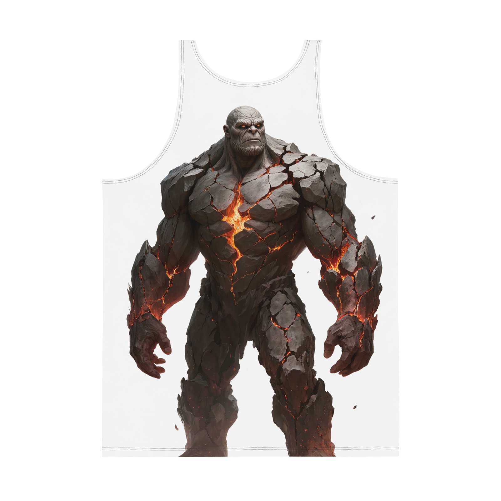 Męski tank top „Kamienny Tytan” – tank top męski z kamiennym gigantem| Zarn.pl Męski tank top „Kamienny Tytan” – tank top męski z kamiennym gigantem - obrazek 3