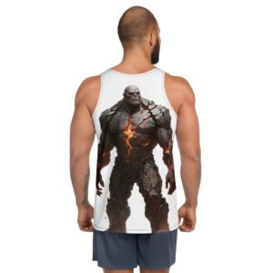 tank top męski z kamiennym gigantem