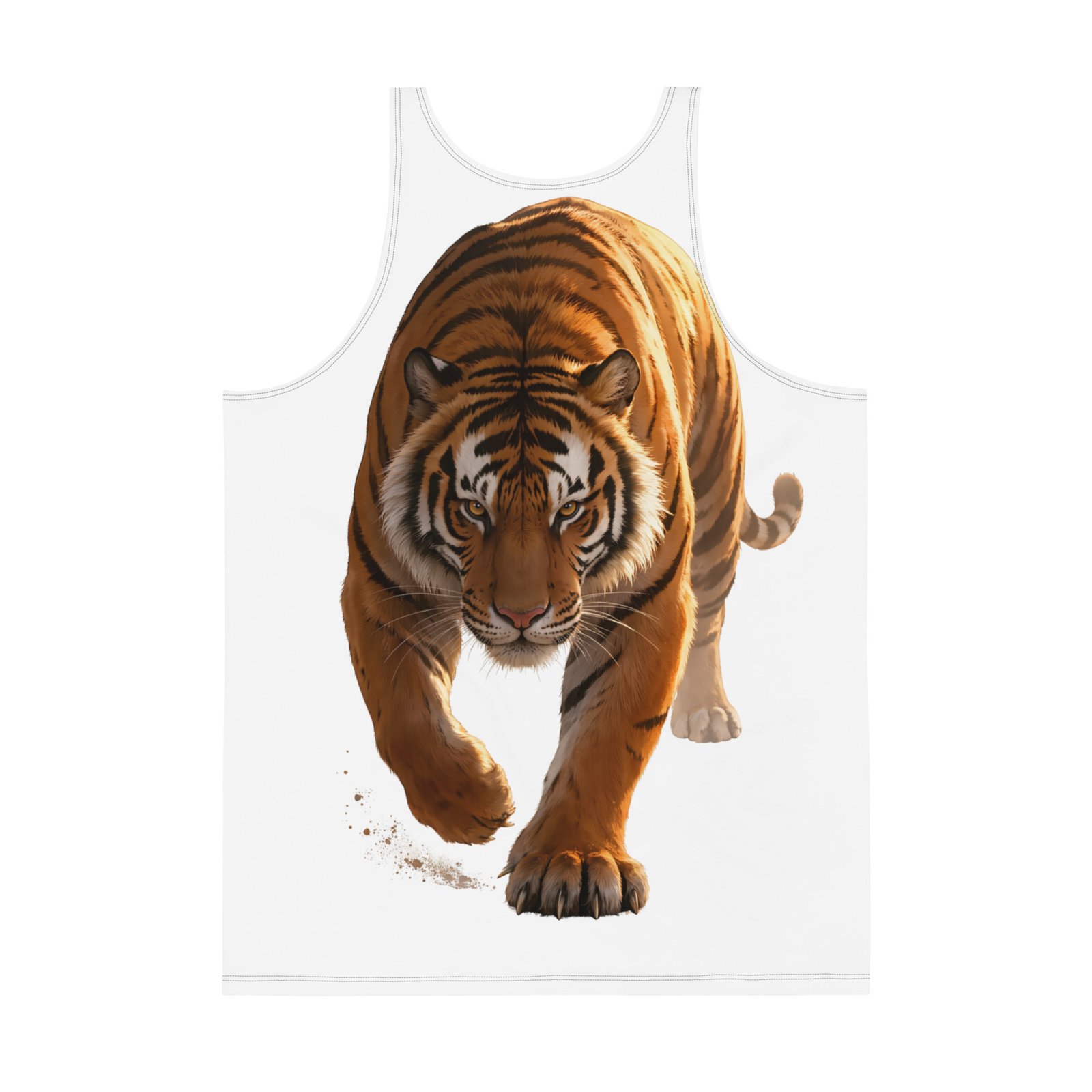 Męski tank top „Tygrys Dominacji” – tank top męski z grafiką tygrysa| Zarn.pl Męski tank top „Tygrys Dominacji” – tank top męski z grafiką tygrysa - obrazek 3