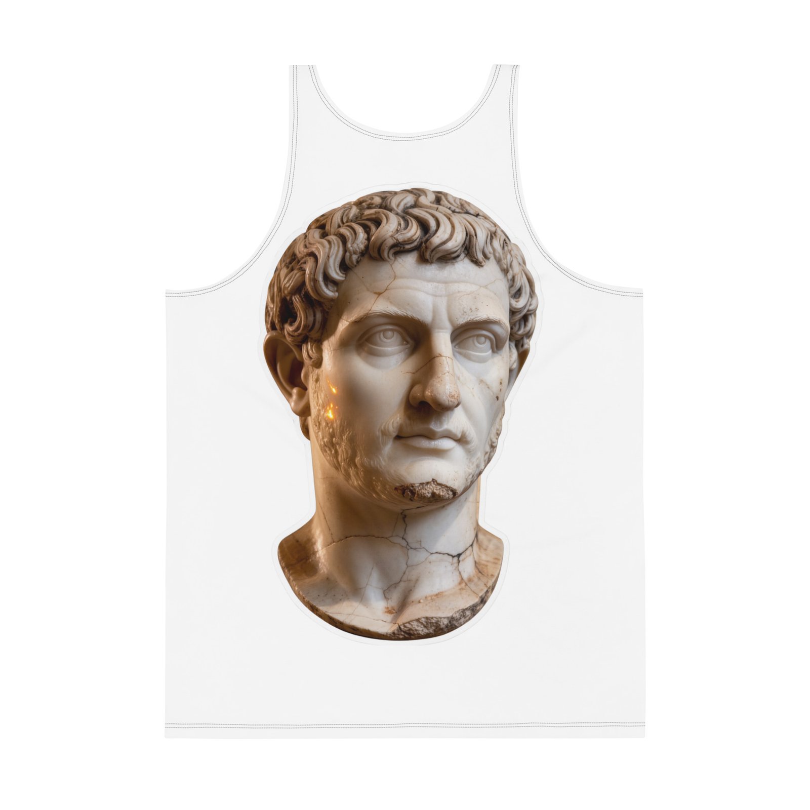 Męski tank top „Imperium Stoików” – tank top męski z grafiką rzymskiego popiersia| Zarn.pl Męski tank top „Imperium Stoików” – tank top męski z grafiką rzymskiego popiersia - obrazek 3