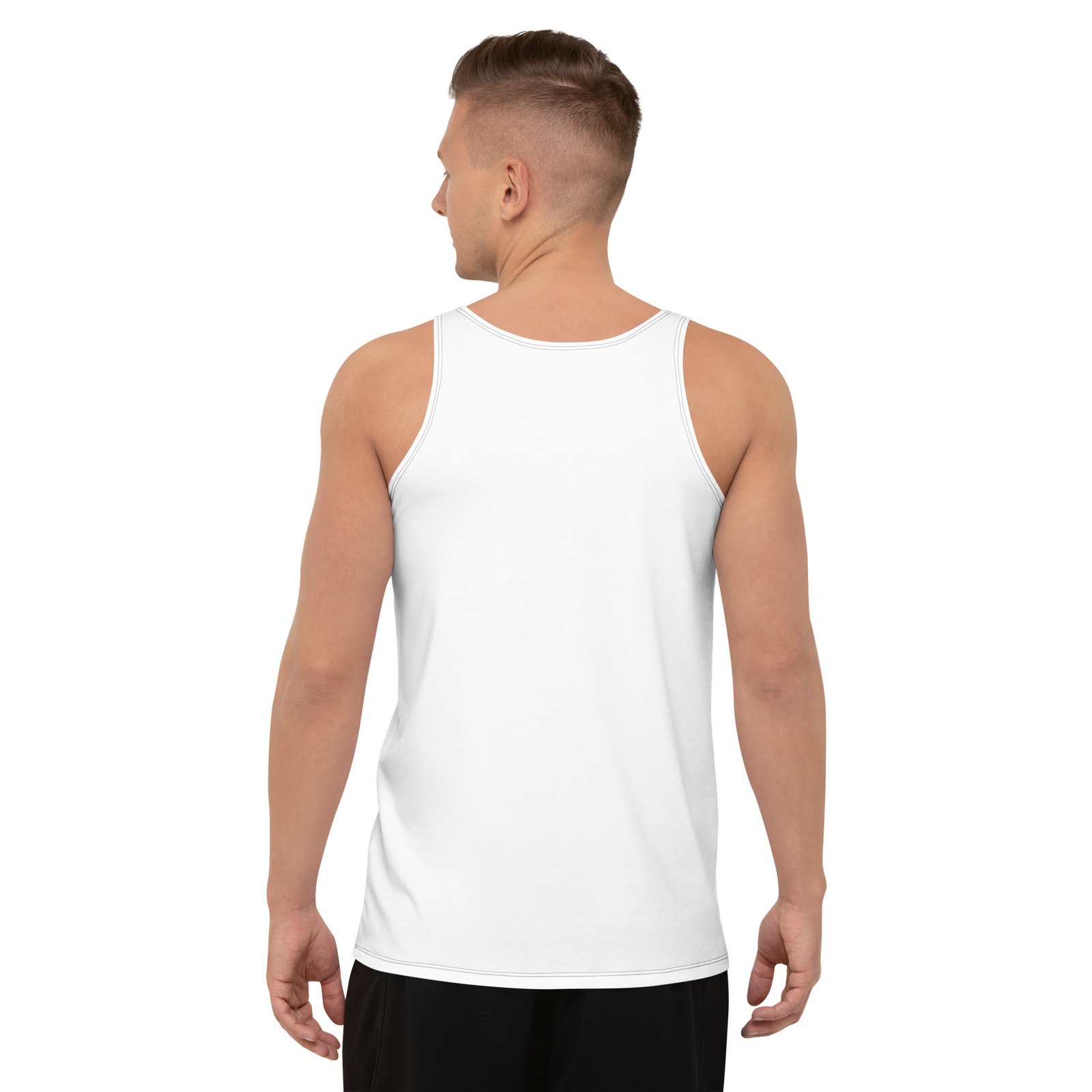 Męski tank top z grafiką pięści – koszulka męska bez rękawów z dynamiczną grafiką pięści| Zarn.pl Męski tank top z grafiką pięści – koszulka męska bez rękawów z dynamiczną grafiką pięści - obrazek 4