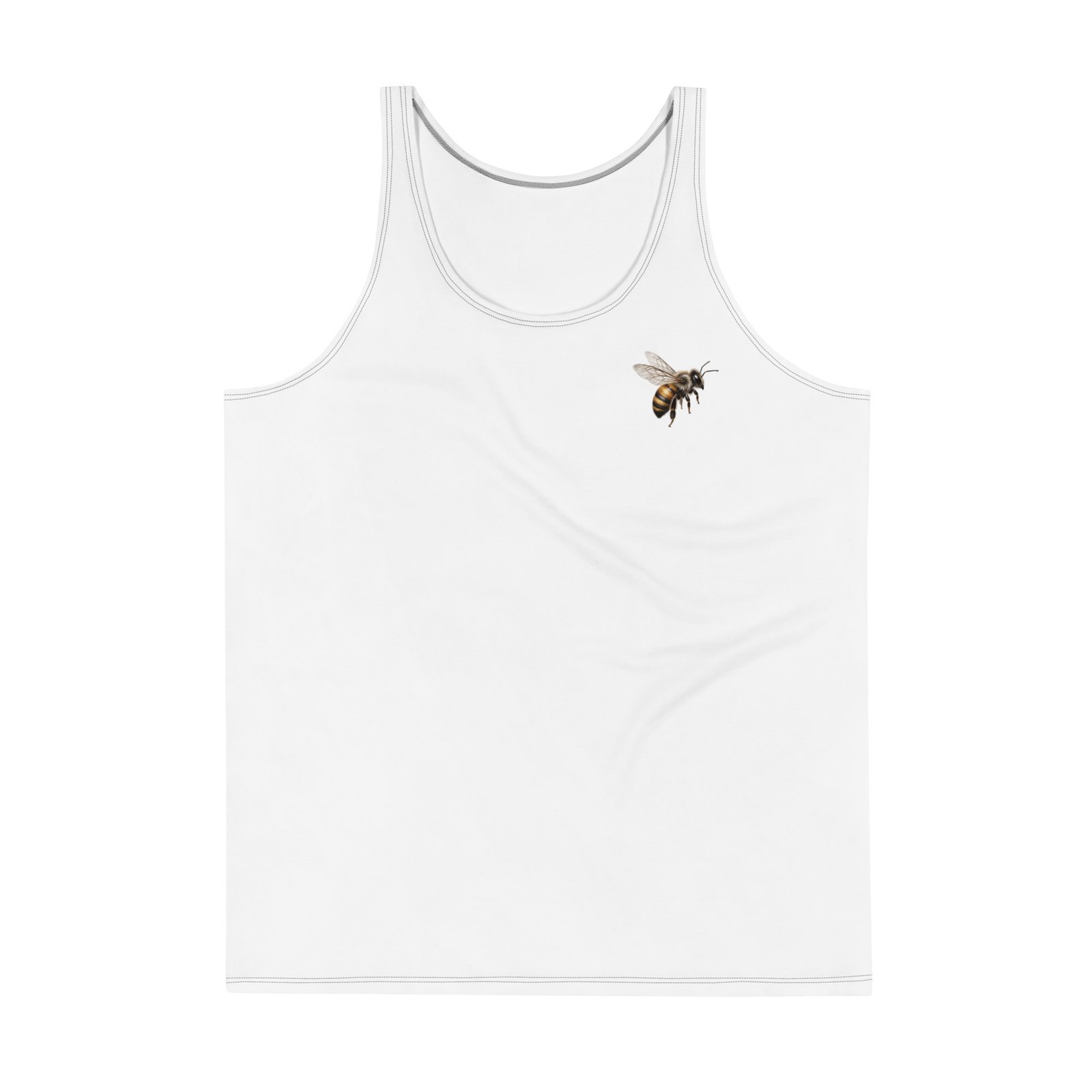 Męski tank top z pszczołą – koszulka męska bez rękawów z realistyczną pszczołą| Zarn.pl Męski tank top z pszczołą – koszulka męska bez rękawów z realistyczną pszczołą - obrazek 2