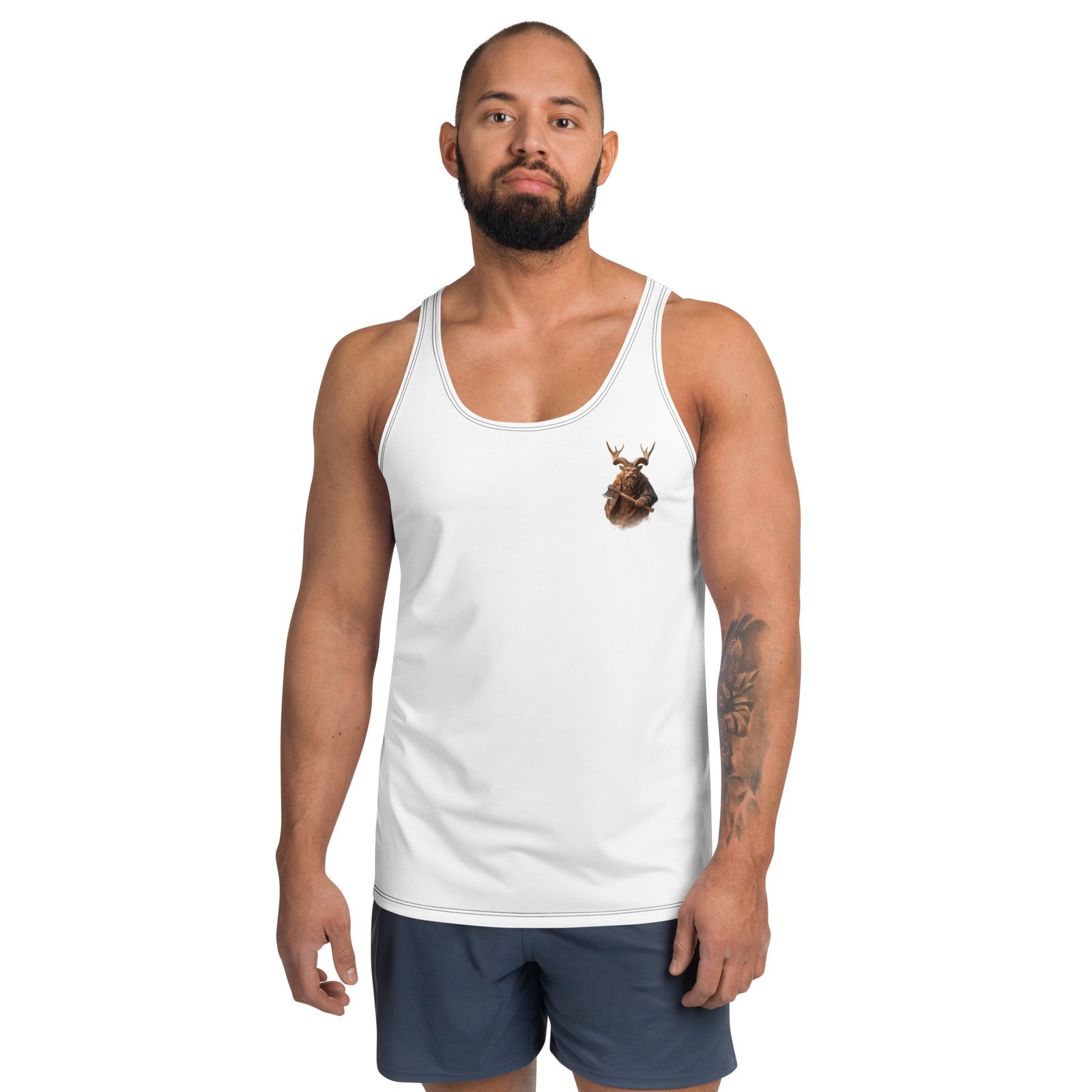 Męski tank top Leszy – koszulka męska bez rękawów z Leszym| Zarn.pl Męski tank top Leszy – koszulka męska bez rękawów z Leszym - obrazek 4