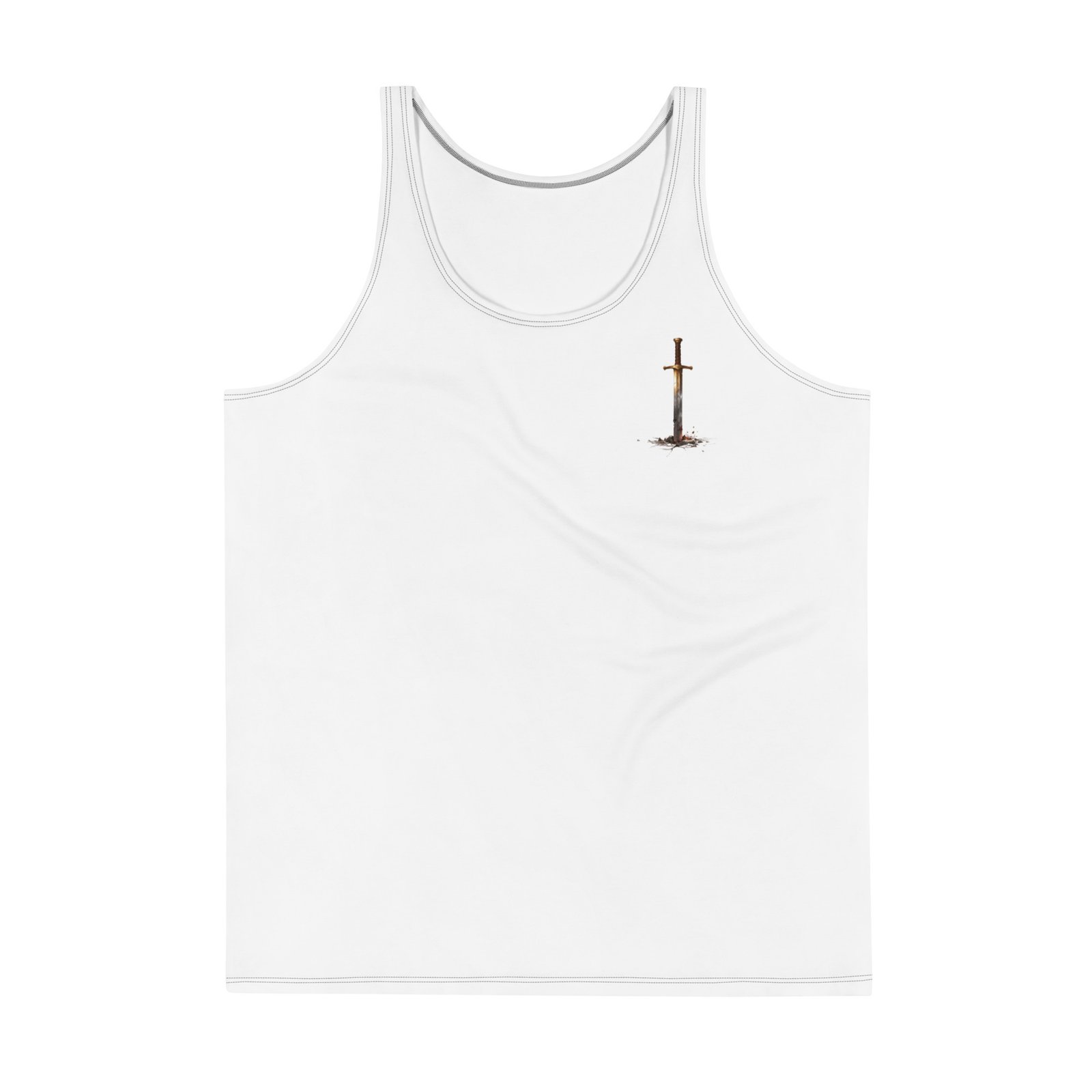 Męski tank top Miecz Legend – koszulka męska bez rękawów z mieczem| Zarn.pl Męski tank top Miecz Legend – koszulka męska bez rękawów z mieczem - obrazek 2