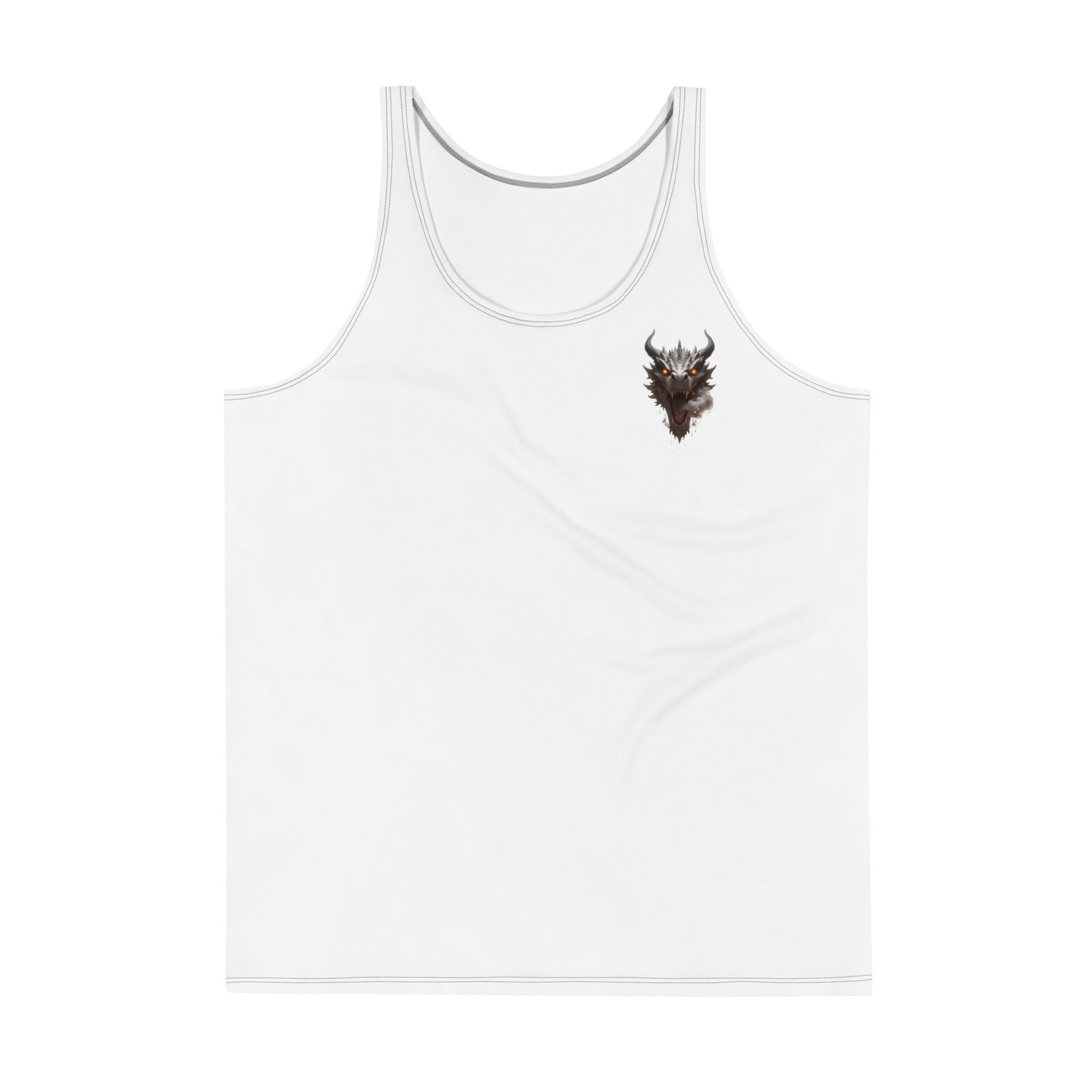 Męski tank top Głowa Smoka – koszulka męska bez rękawów ze smokiem| Zarn.pl Męski tank top Głowa Smoka – koszulka męska bez rękawów ze smokiem - obrazek 2