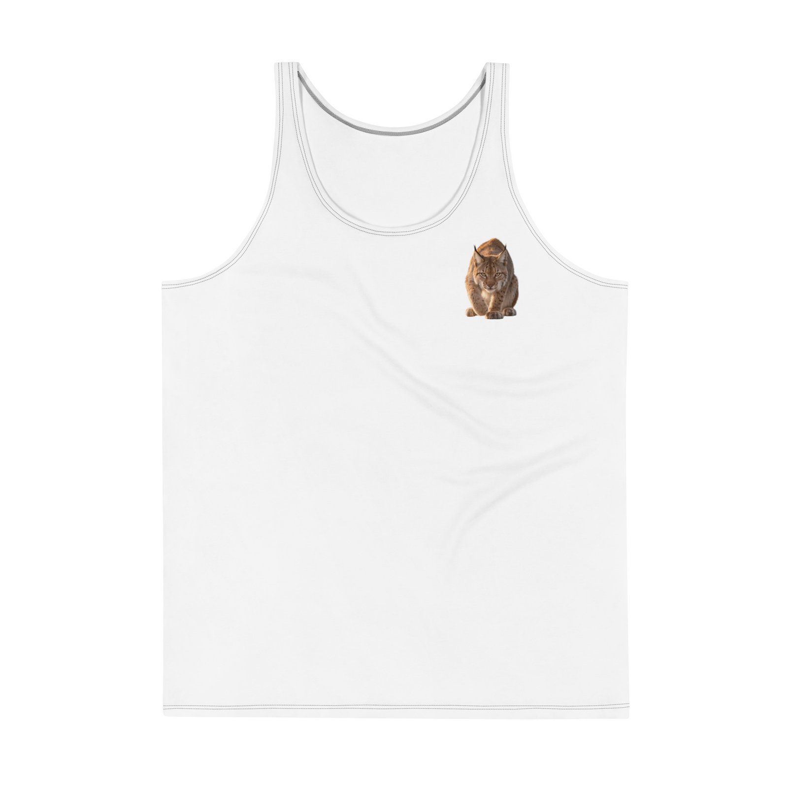 Męski tank top Ryś – koszulka męska bez rękawów z rysiem| Zarn.pl Męski tank top Ryś – koszulka męska bez rękawów z rysiem - obrazek 2