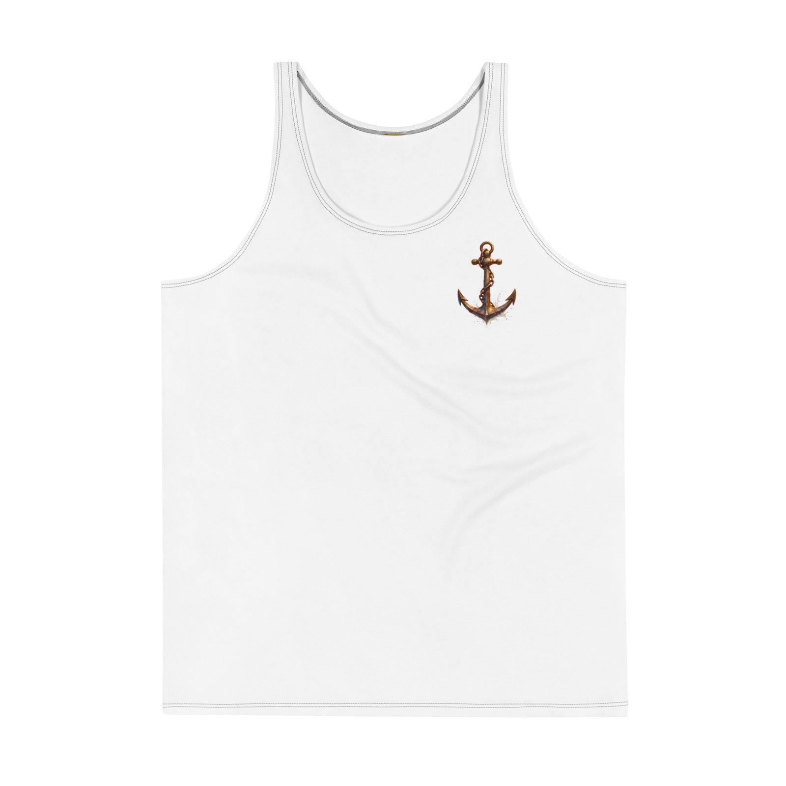 Męski tank top Kotwica Wolności – koszulka męska bez rękawów z marynistycznym symbolem siły i stabilności| Zarn.pl Męski tank top Kotwica Wolności – koszulka męska bez rękawów z marynistycznym symbolem siły i stabilności - obrazek 2