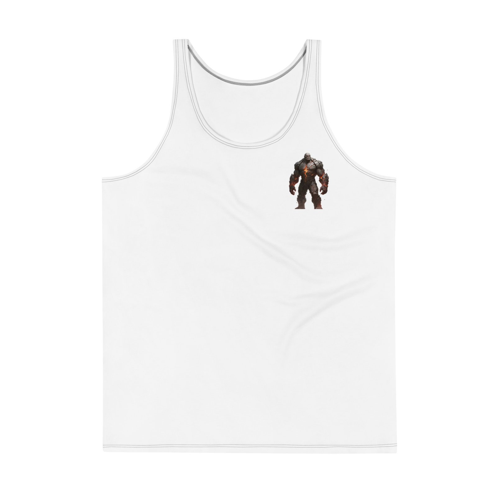 Męski tank top „Kamienny Tytan” – tank top męski z kamiennym gigantem| Zarn.pl Męski tank top „Kamienny Tytan” – tank top męski z kamiennym gigantem - obrazek 2