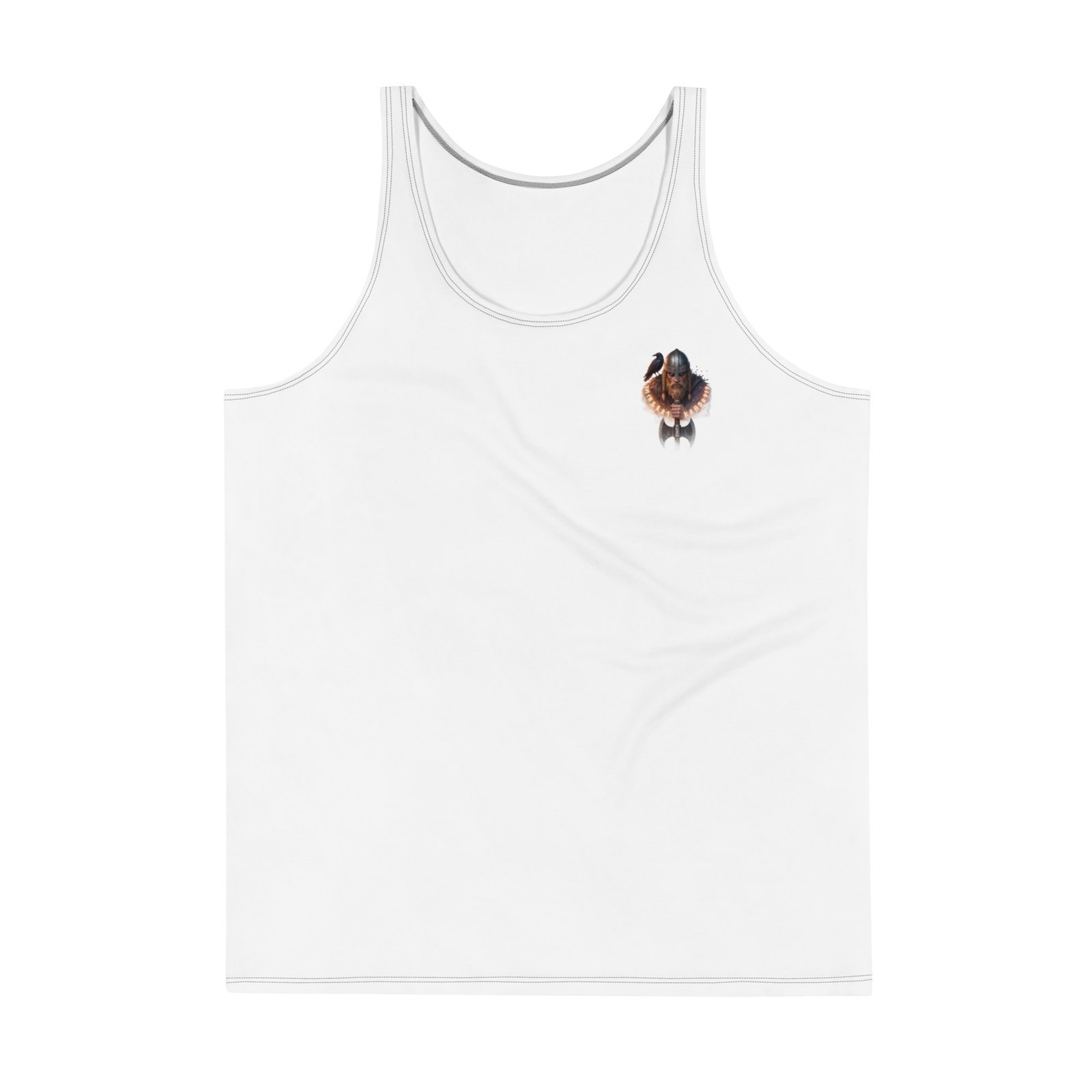 Męski tank top „Wojownik Północy” – tank top męski z grafika wikińskiego wojownika| Zarn.pl Męski tank top „Wojownik Północy” – tank top męski z grafika wikińskiego wojownika - obrazek 2