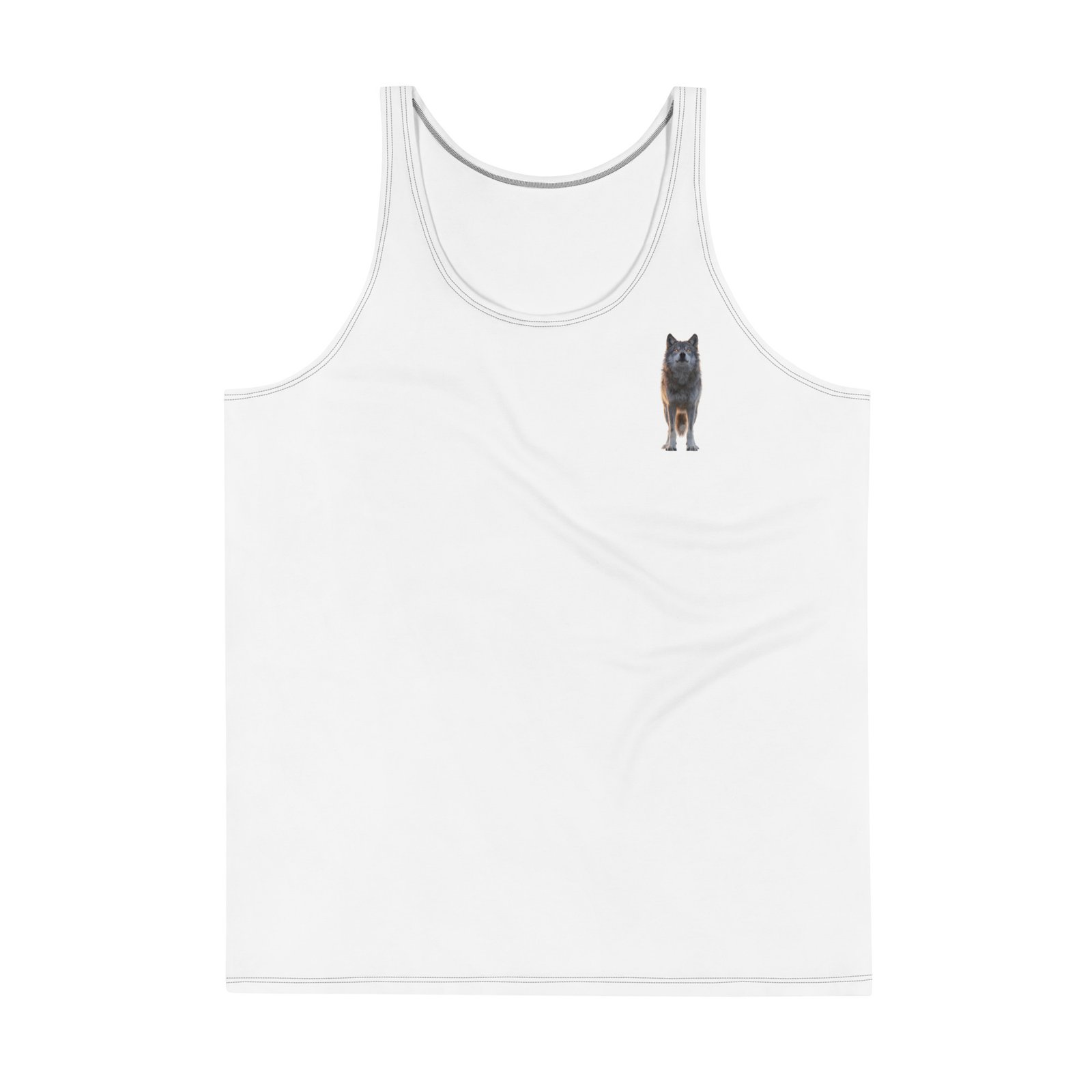 Męski tank top „Duch Wilka” – tank top męski z grafiką wilka| Zarn.pl Męski tank top „Duch Wilka” – tank top męski z grafiką wilka - obrazek 2