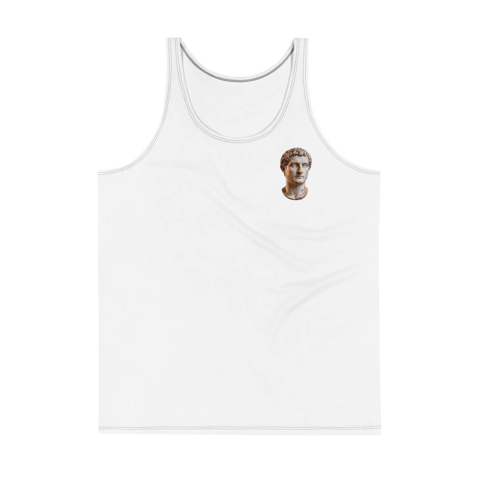 Męski tank top „Imperium Stoików” – tank top męski z grafiką rzymskiego popiersia| Zarn.pl Męski tank top „Imperium Stoików” – tank top męski z grafiką rzymskiego popiersia - obrazek 2