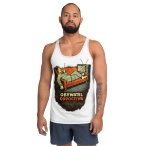 męski tank top Obywatel odpoczywa