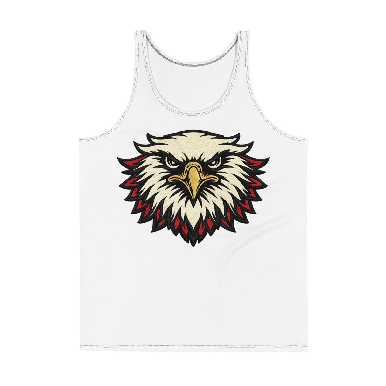 Męski tank top z głową orła – koszulka męska bez rękawów z grafiką orła| Zarn.pl Męski tank top z głową orła – koszulka męska bez rękawów z grafiką orła - obrazek 2