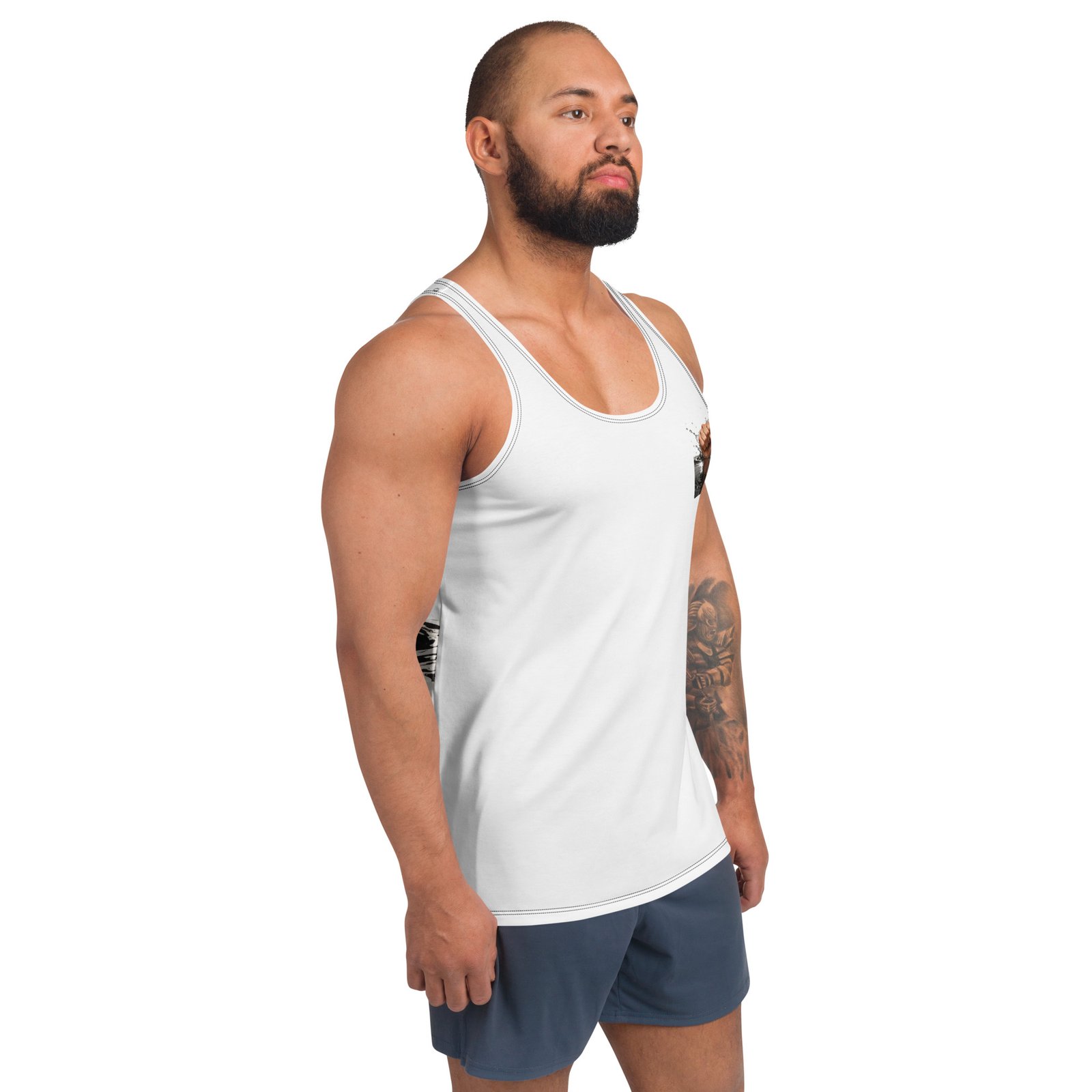 Męski tank top Siła Przebicia – koszulka męska bez rękawów z pięścią| Zarn.pl Męski tank top Siła Przebicia – koszulka męska bez rękawów z pięścią - obrazek 6