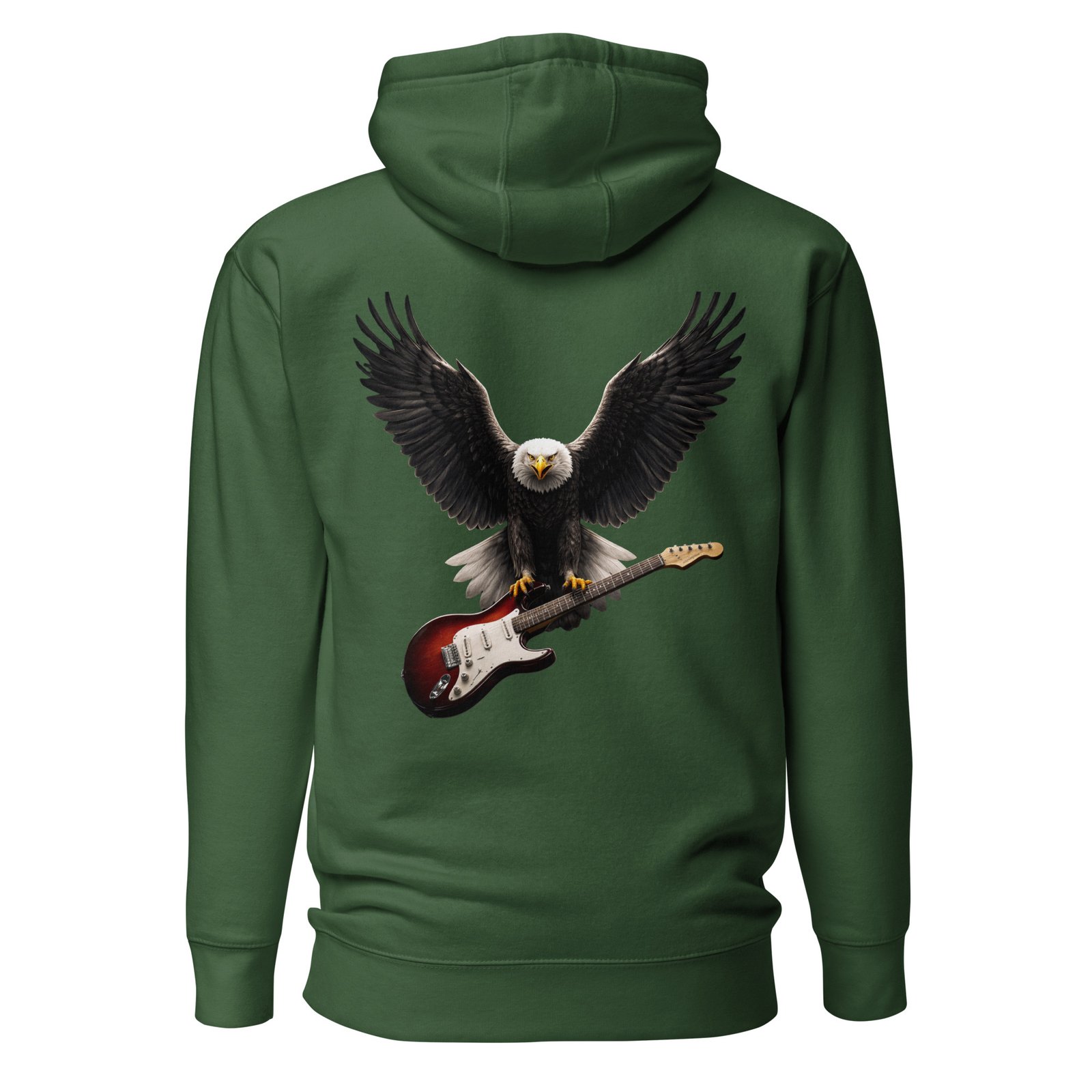 Męska bluza z kapturem „Orzeł z Gitarą” – bluza męska z orłem i gitarą elektryczną| Zarn.pl Męska bluza z kapturem „Orzeł z Gitarą” – bluza męska z orłem i gitarą elektryczną - obrazek 4