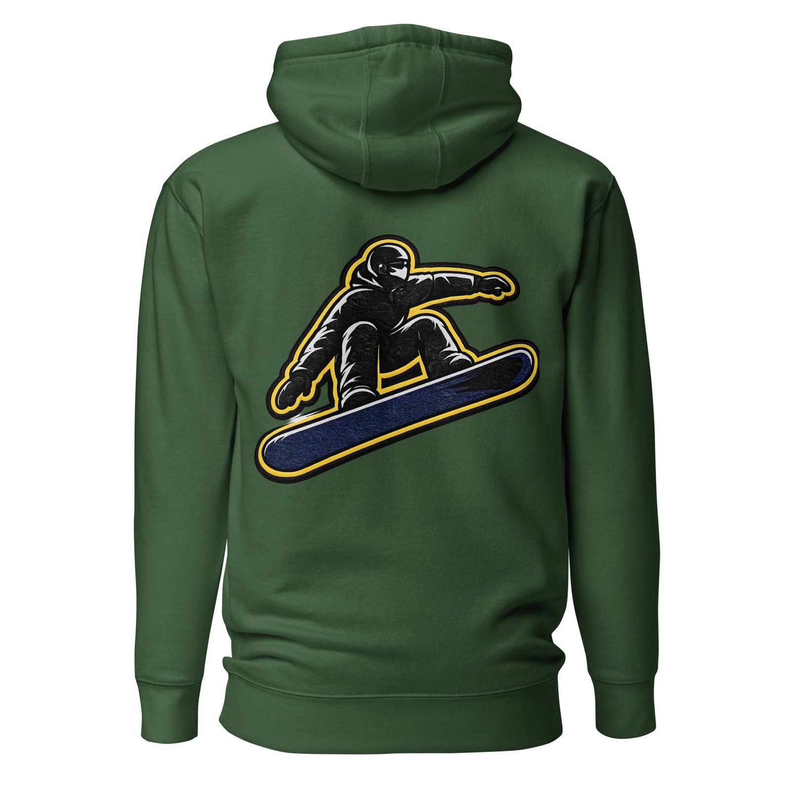 Męska bluza z kapturem Snowboarder w Skoku – bluza męska snowboard streetwear| Zarn.pl Męska bluza z kapturem Snowboarder w Skoku – bluza męska snowboard streetwear - obrazek 4