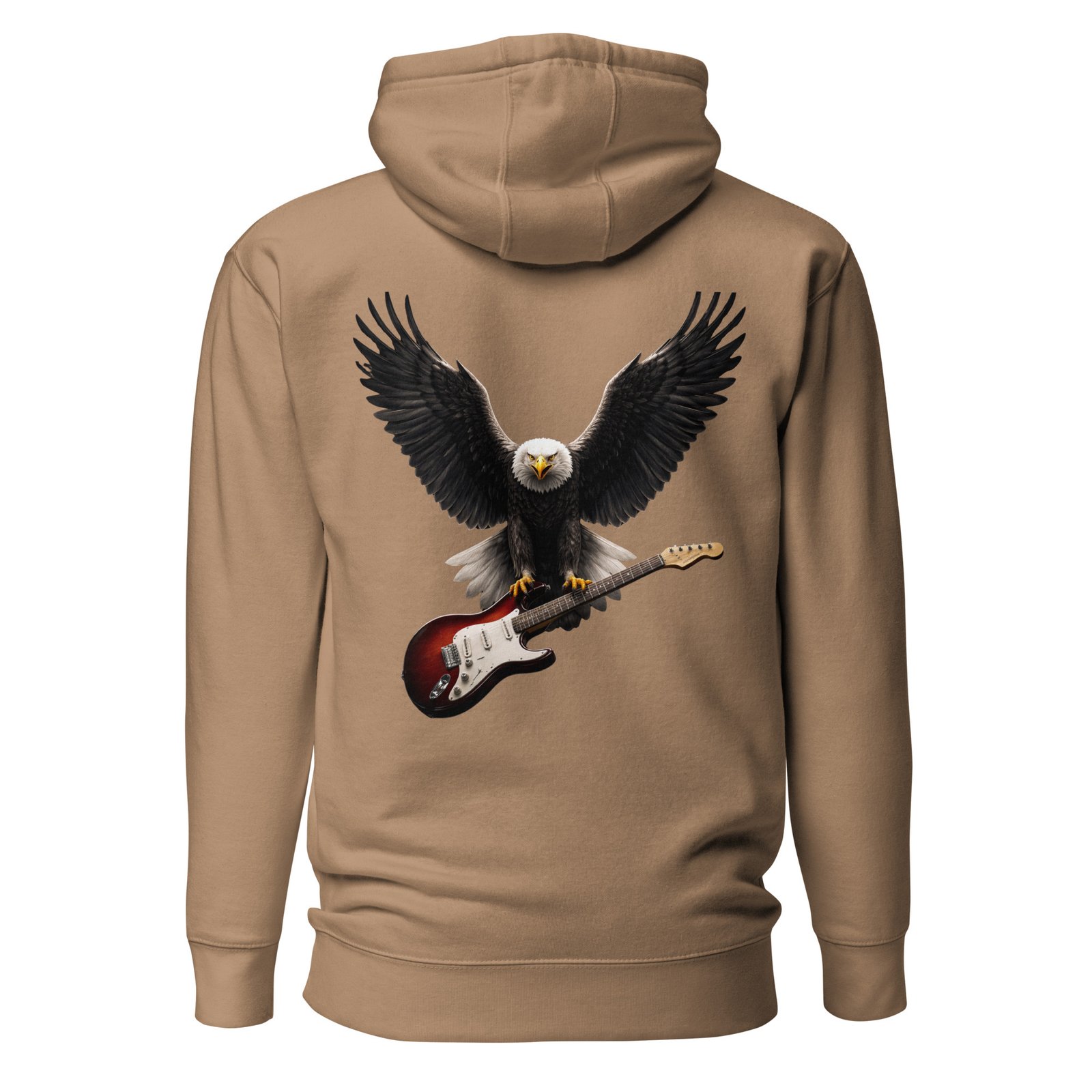 Męska bluza z kapturem „Orzeł z Gitarą” – bluza męska z orłem i gitarą elektryczną| Zarn.pl Męska bluza z kapturem „Orzeł z Gitarą” – bluza męska z orłem i gitarą elektryczną - obrazek 6