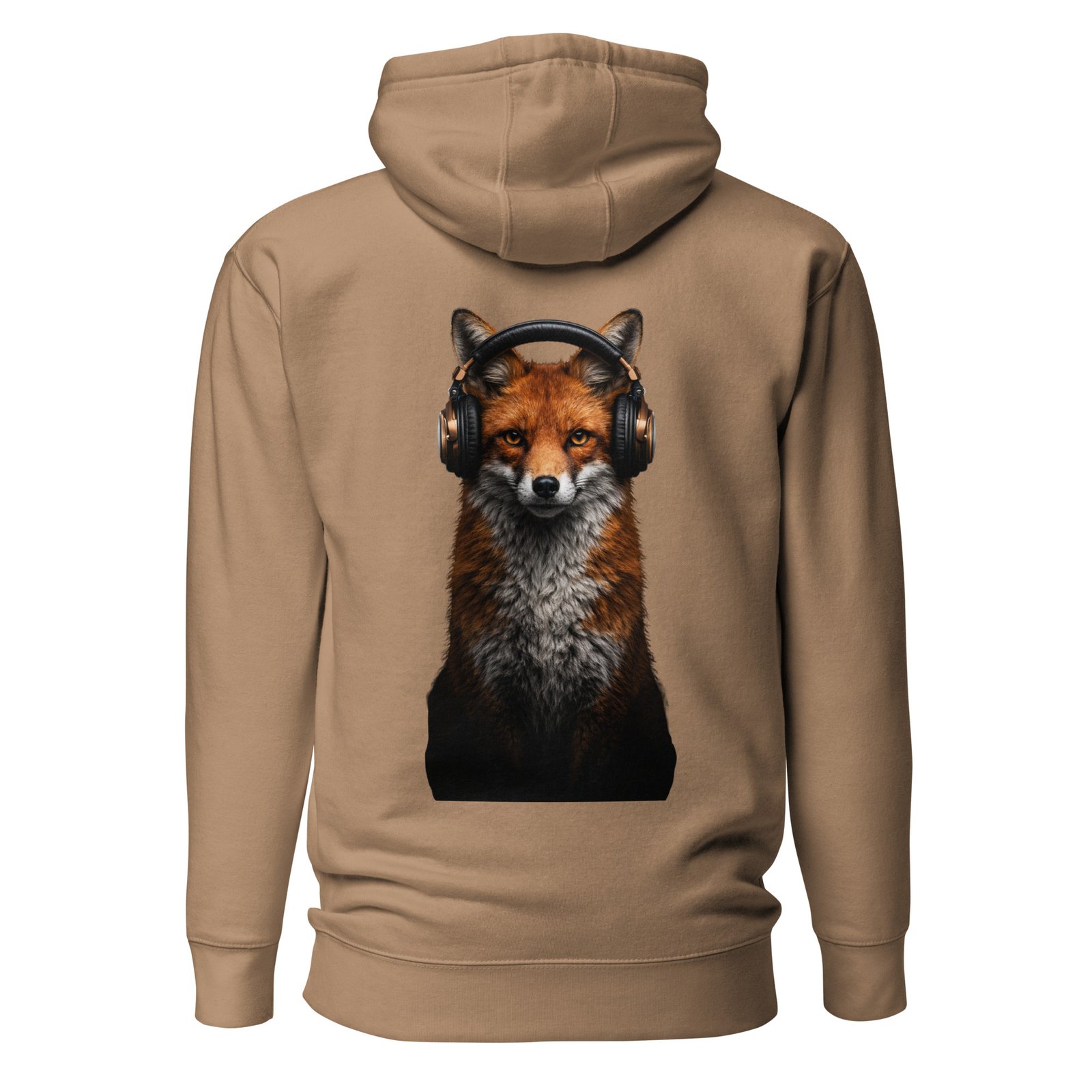 Męska bluza z kapturem „Lis w Słuchawkach” – bluza męska z lisem w słuchawkach| Zarn.pl Męska bluza z kapturem „Lis w Słuchawkach” – bluza męska z lisem w słuchawkach - obrazek 6
