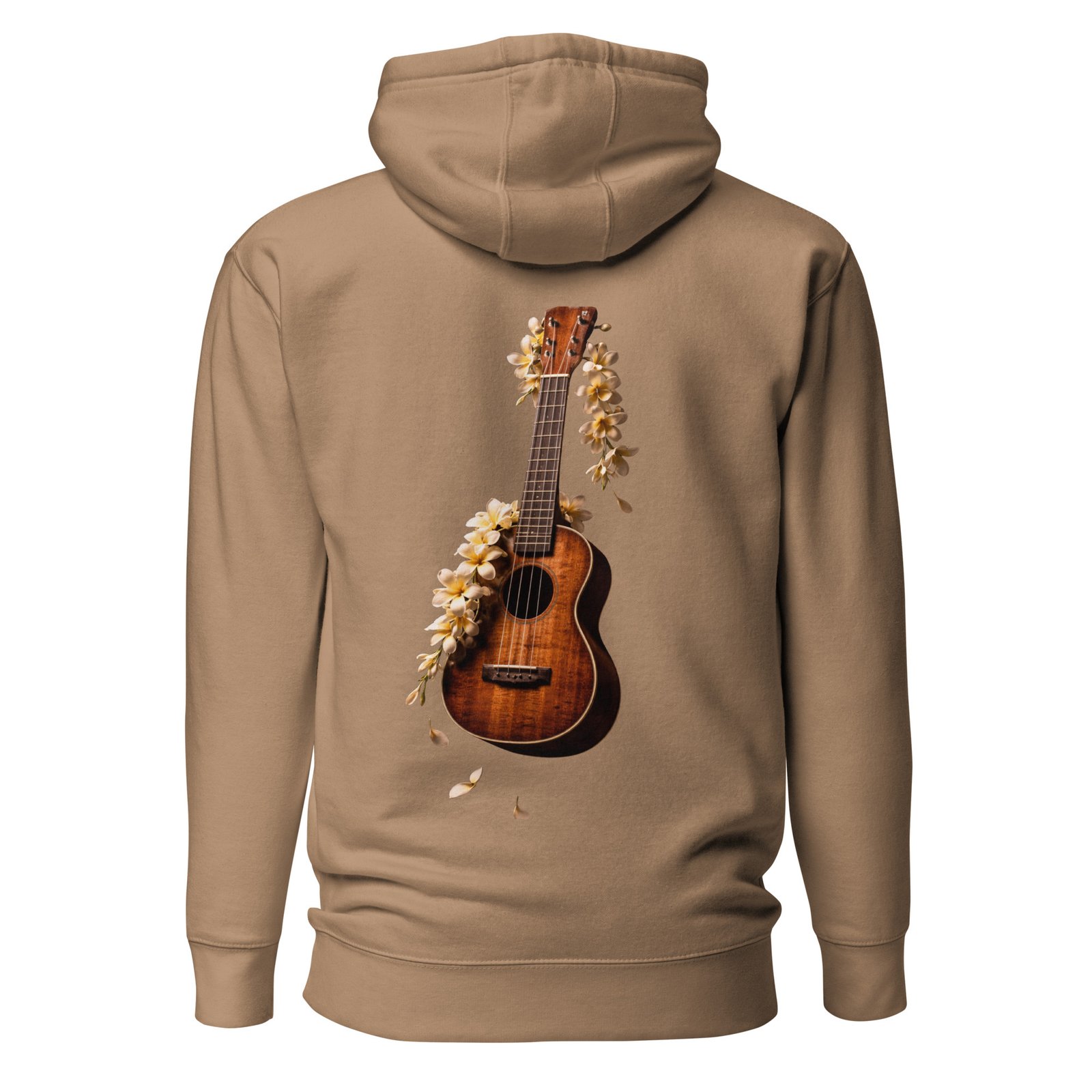 Męska Bluza z Kapturem Ukulele z Kwiatami| Zarn.pl Męska Bluza z Kapturem Ukulele z Kwiatami - obrazek 6