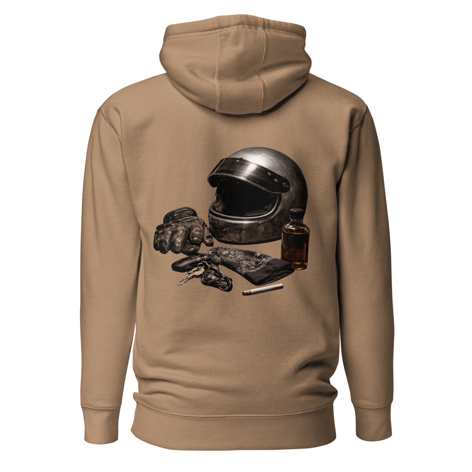 Męska Bluza z Kapturem Motocyklowy Klimat Vintage| Zarn.pl Męska Bluza z Kapturem Motocyklowy Klimat Vintage - obrazek 6