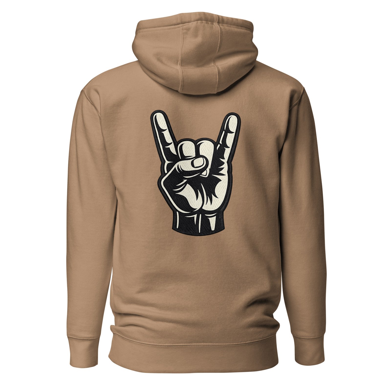 Męska bluza z kapturem kangurka „Rock Hand” – bluza męska z gestem rockowym| Zarn.pl Męska bluza z kapturem kangurka „Rock Hand” – bluza męska z gestem rockowym - obrazek 6