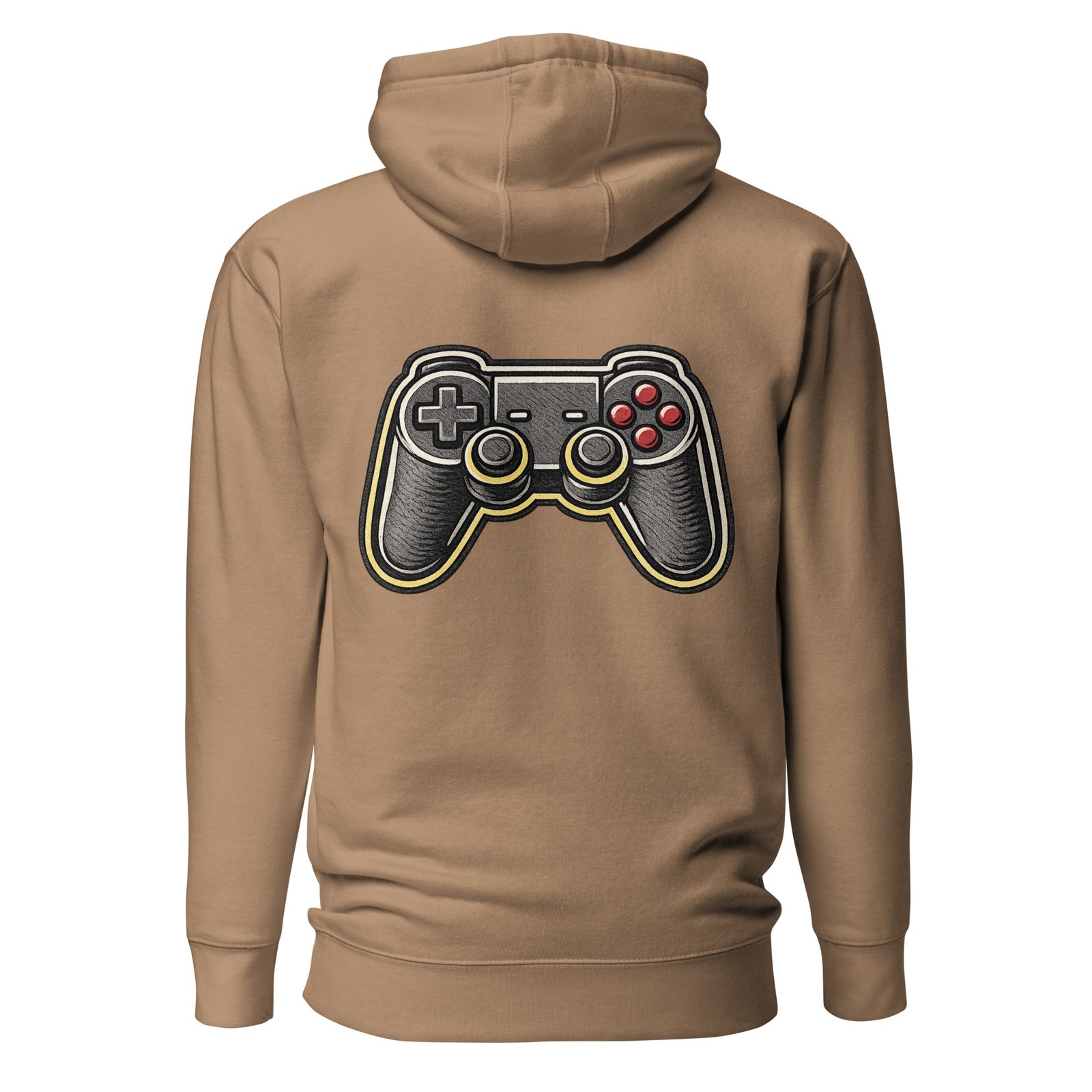 Męska Bluza z Kapturem Kangurka „Pad Gamingowy Retro”| Zarn.pl Męska Bluza z Kapturem Kangurka „Pad Gamingowy Retro” - obrazek 6