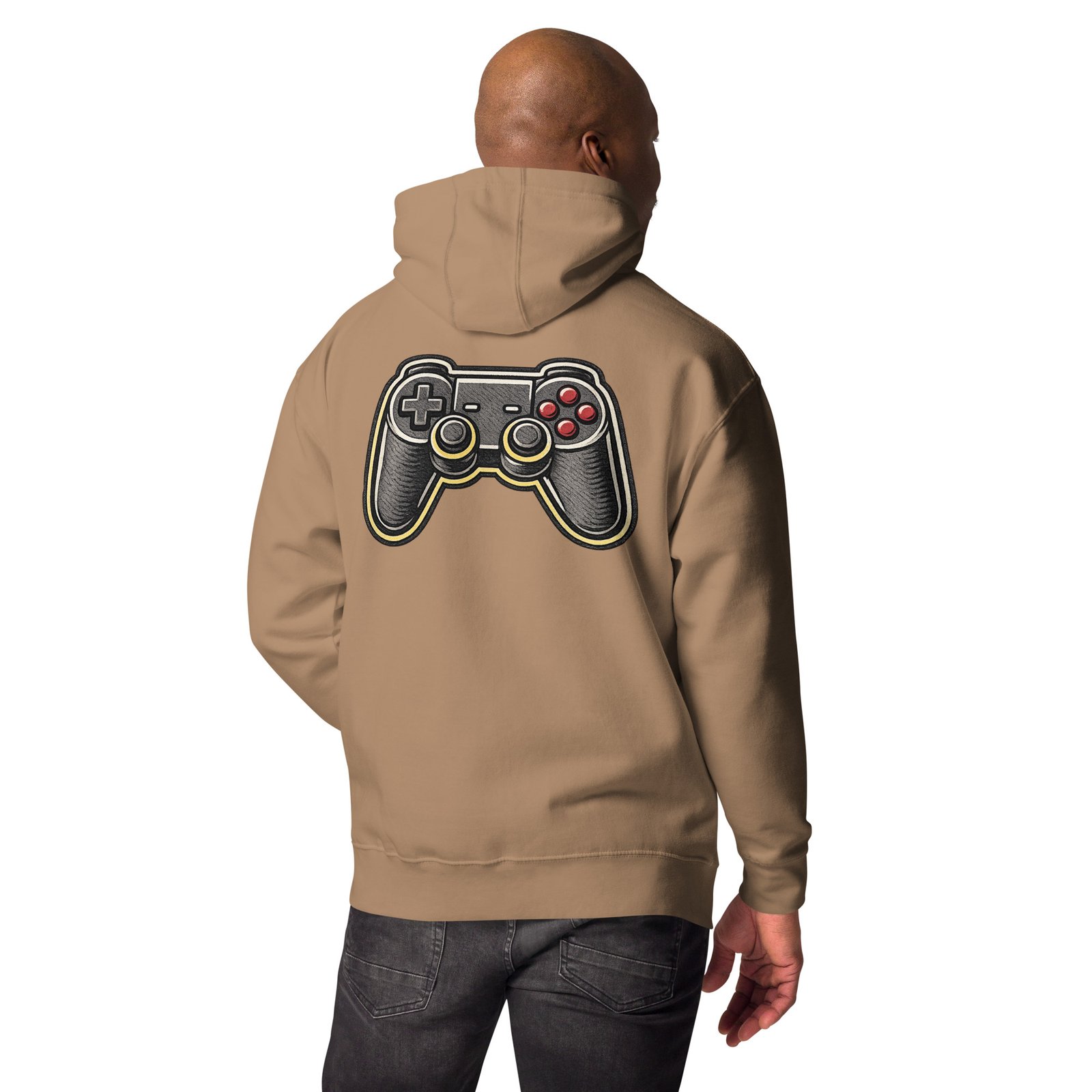 Męska Bluza z Kapturem Kangurka „Pad Gamingowy Retro”| Zarn.pl Męska Bluza z Kapturem Kangurka „Pad Gamingowy Retro” - obrazek 18