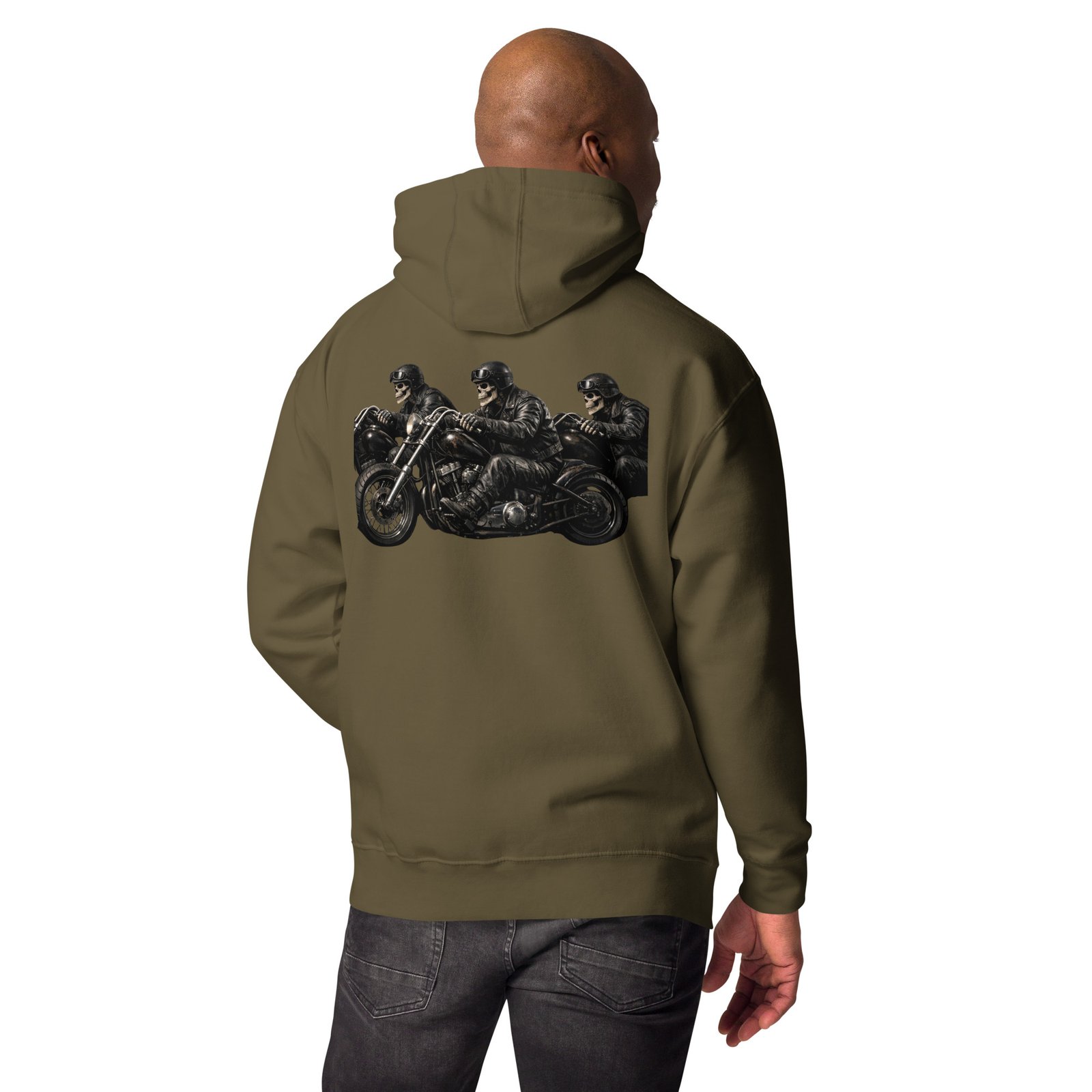 Męska bluza z kapturem „Motocyklowe Czaszki” – męska bluza z kapturem biker czaszki na motocyklu| Zarn.pl Męska bluza z kapturem „Motocyklowe Czaszki” – męska bluza z kapturem biker czaszki na motocyklu - obrazek 17