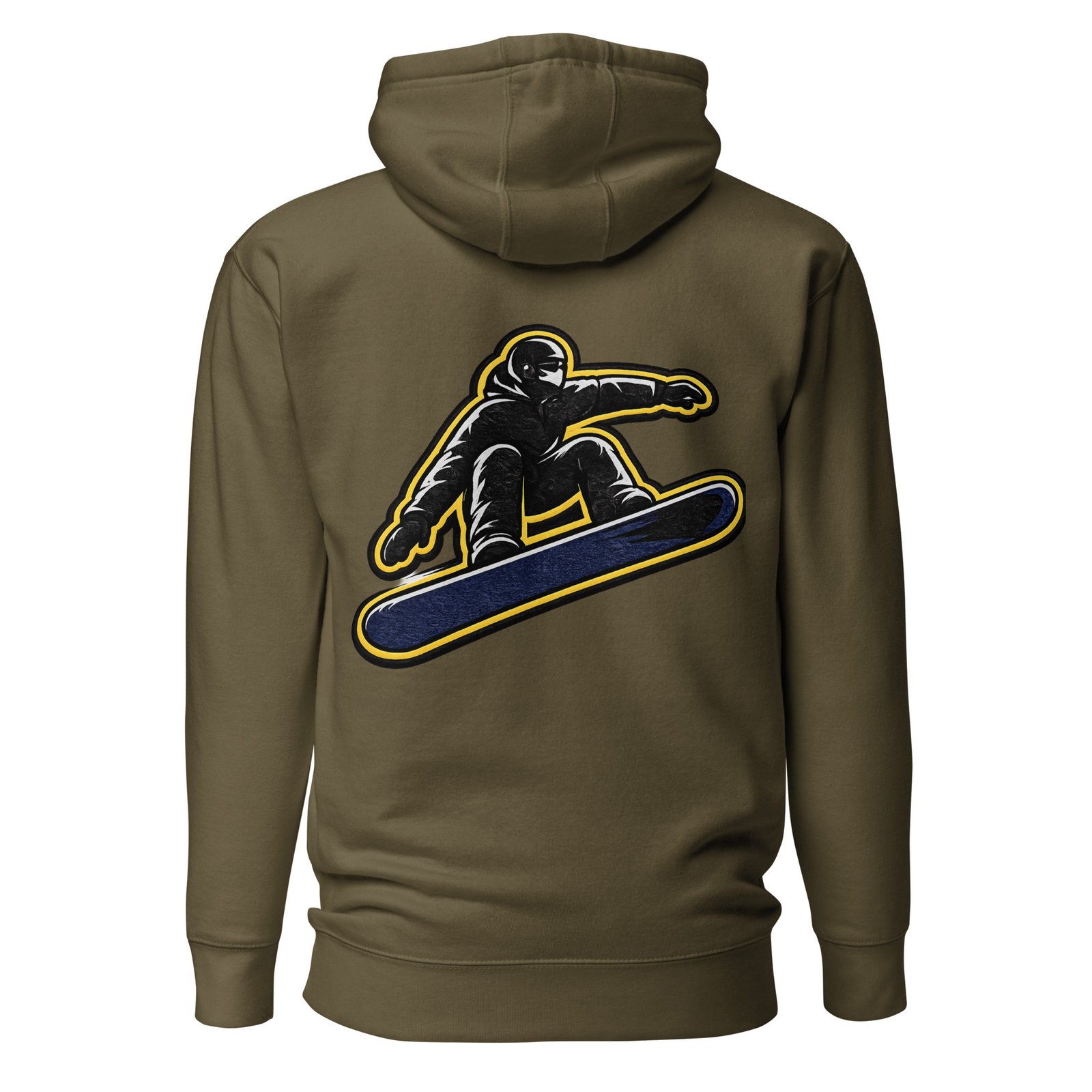 Męska bluza z kapturem Snowboarder w Skoku – bluza męska snowboard streetwear| Zarn.pl Męska bluza z kapturem Snowboarder w Skoku – bluza męska snowboard streetwear - obrazek 5