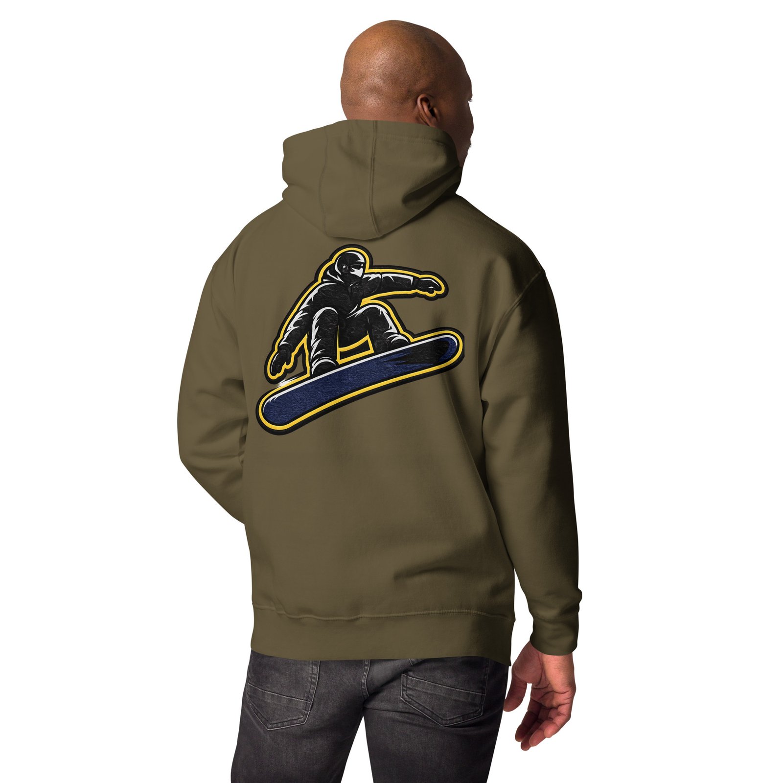 Męska bluza z kapturem Snowboarder w Skoku – bluza męska snowboard streetwear| Zarn.pl Męska bluza z kapturem Snowboarder w Skoku – bluza męska snowboard streetwear - obrazek 17