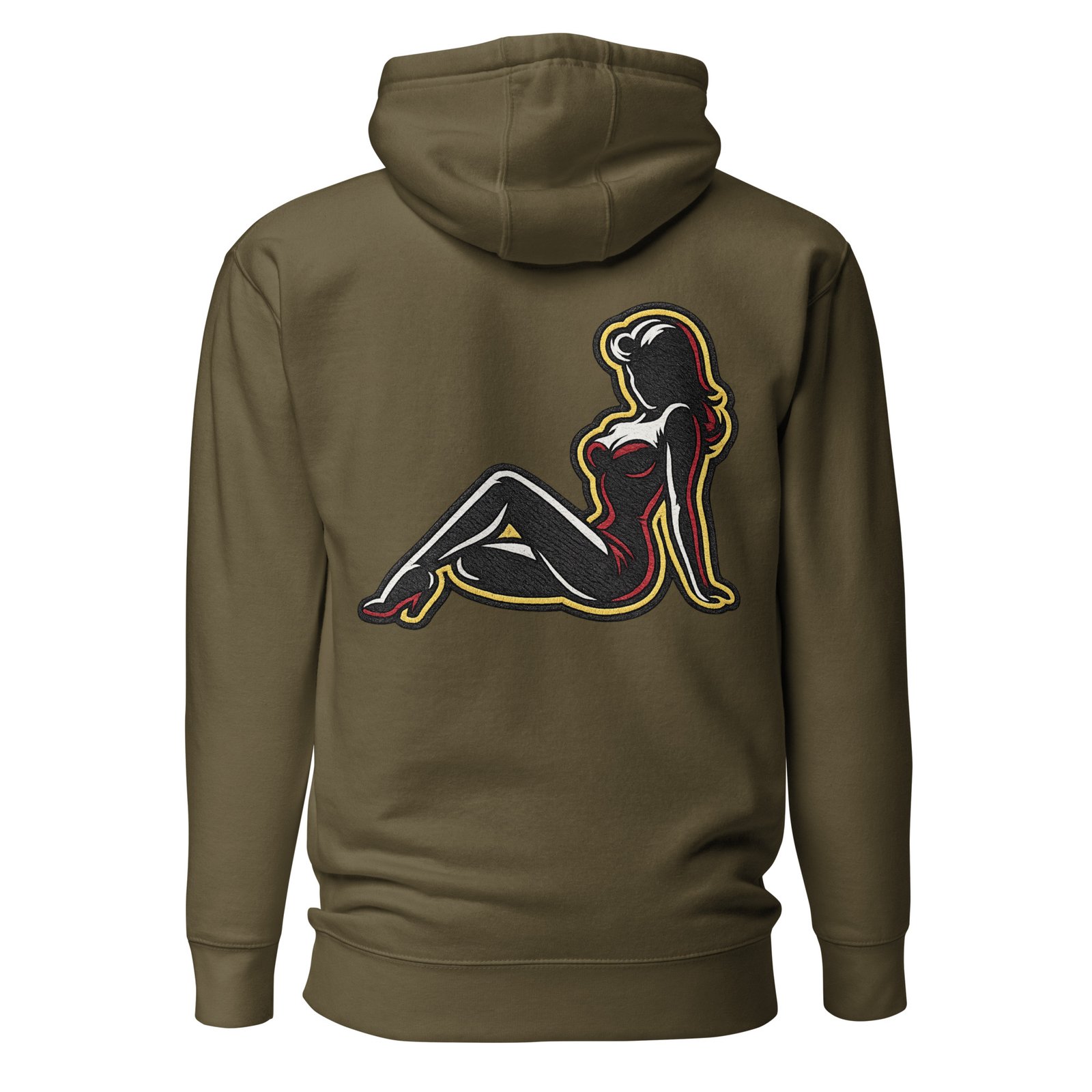 Męska Bluza z Kapturem Pin-Up Girl – Styl Retro i Streetwear| Zarn.pl Męska Bluza z Kapturem Pin-Up Girl – Styl Retro i Streetwear - obrazek 5