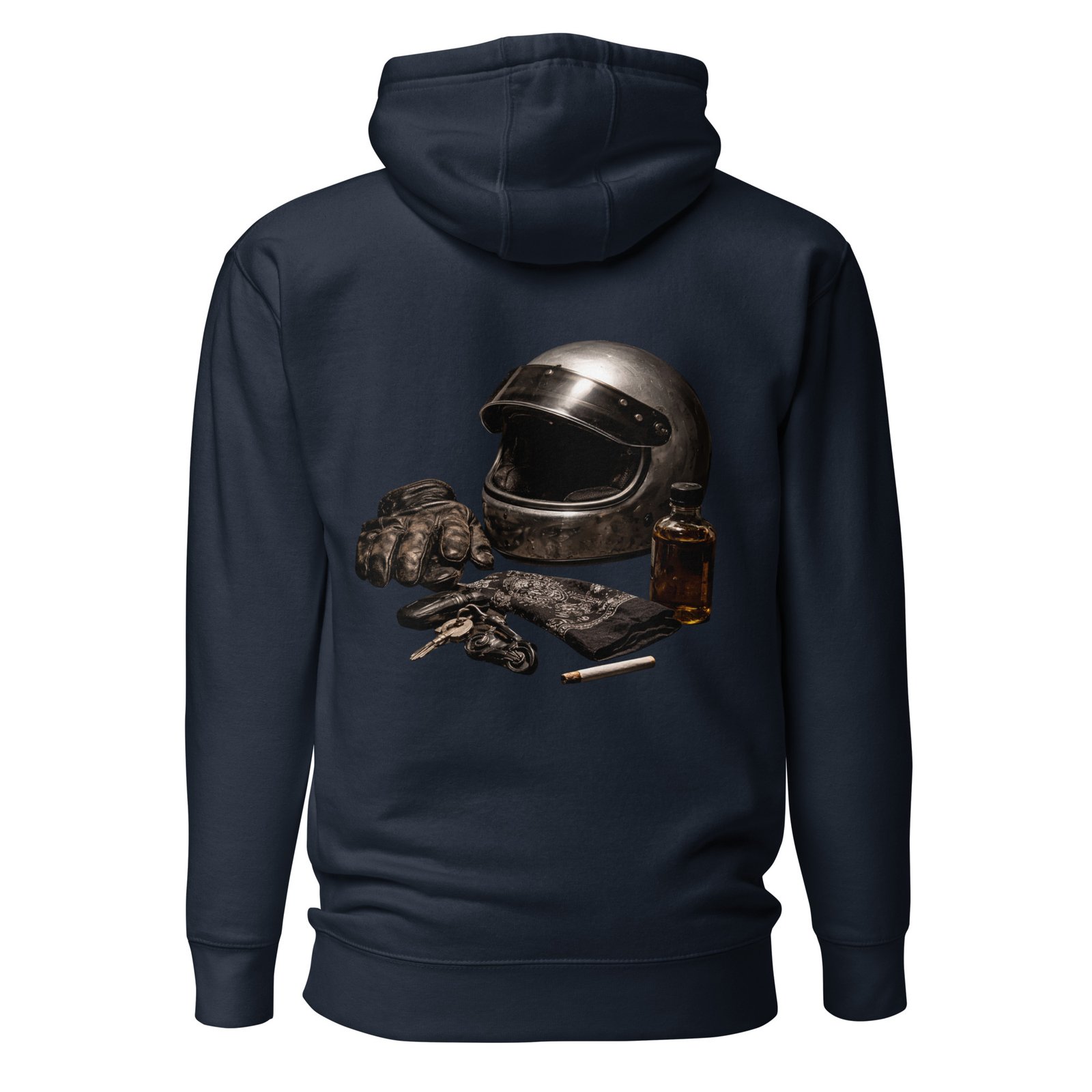 Męska Bluza z Kapturem Motocyklowy Klimat Vintage| Zarn.pl Męska Bluza z Kapturem Motocyklowy Klimat Vintage - obrazek 3