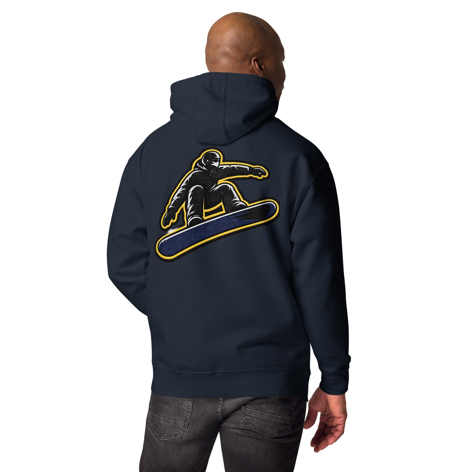 Męska bluza z kapturem Snowboarder w Skoku – bluza męska snowboard streetwear| Zarn.pl Męska bluza z kapturem Snowboarder w Skoku – bluza męska snowboard streetwear - obrazek 15