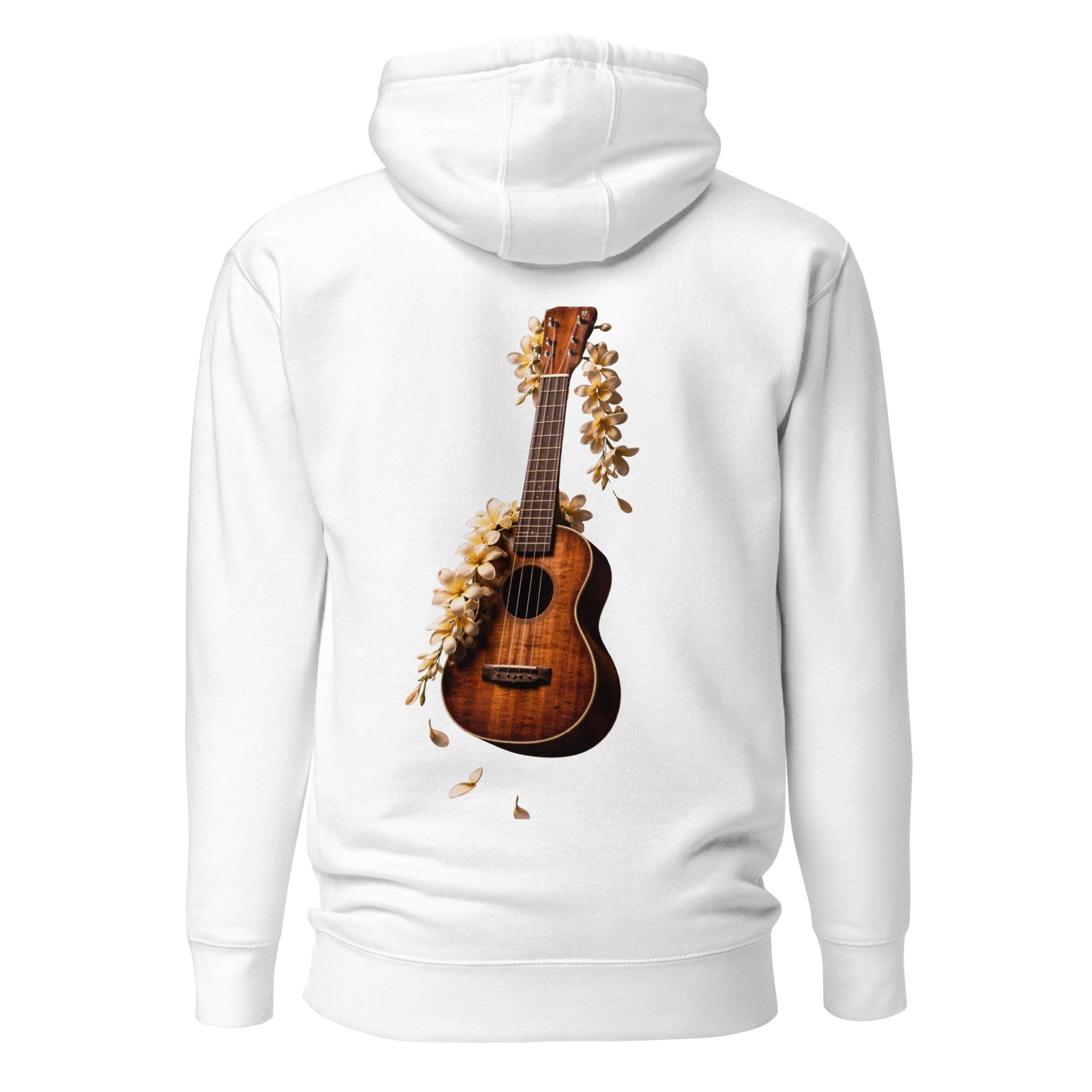 Męska Bluza z Kapturem Ukulele z Kwiatami| Zarn.pl Męska Bluza z Kapturem Ukulele z Kwiatami - obrazek 7