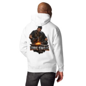 bluza męska motywacyjna z kowalem przy kuźni