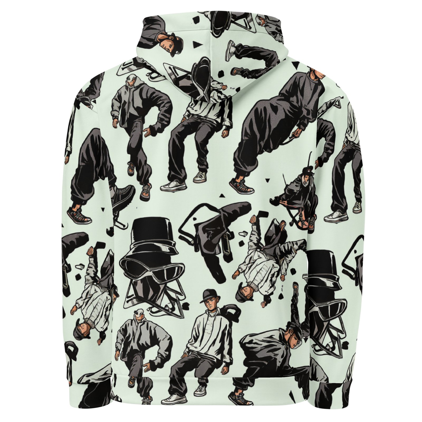 Męska bluza z grafiką tancerzy breakdance i stylu street dance| Zarn.pl Męska bluza z grafiką tancerzy breakdance i stylu street dance - obrazek 3