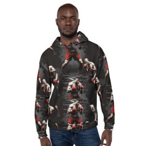 męska bluza z grafiką bokserów w ringu