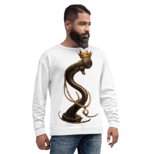 bluza męska z mikrofonem i wężem