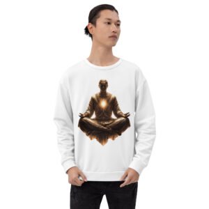 bluza męska z motywem medytacji