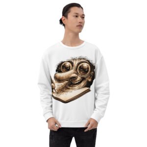 bluza męska z motywem surrealistycznego szkicownika