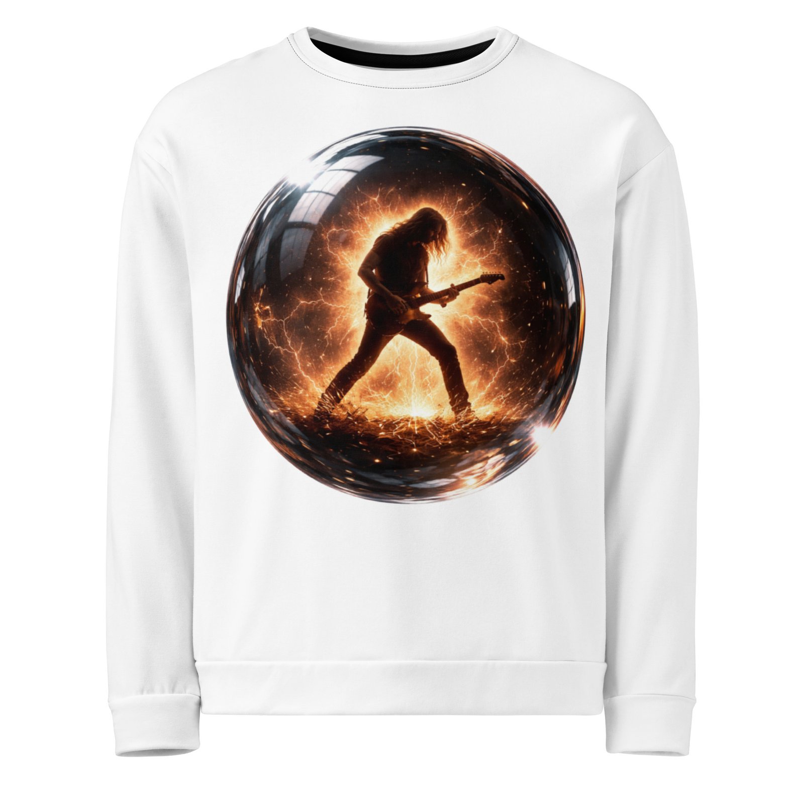 Męska bluza z grafiką gitarzysty rockowego – bluza męska z gitarzystą rockowym| Zarn.pl Męska bluza z grafiką gitarzysty rockowego – bluza męska z gitarzystą rockowym - obrazek 2