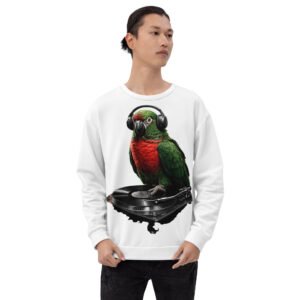 bluza męska z papugą DJ