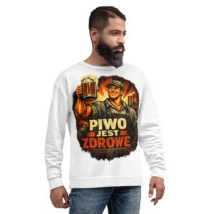 bluza męska z grafiką Piwo Jest Zdrowe
