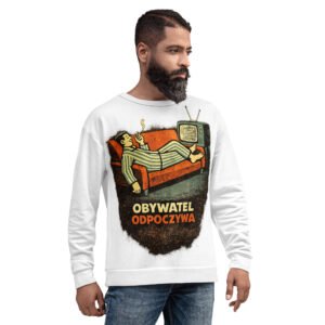 męska bluza PRL Obywatel odpoczywa