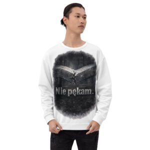 bluza męska motywacyjna z napisem Nie pękam