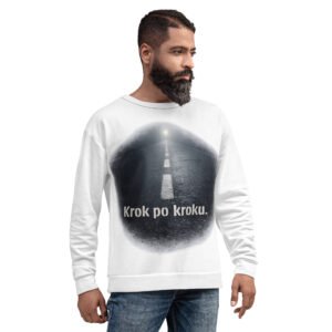 bluza męska motywacyjna z drogą