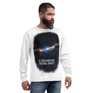 bluza męska z napisem Ciśnienie Robi Moc