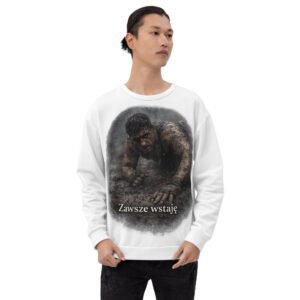 bluza męska z napisem Zawsze wstaję