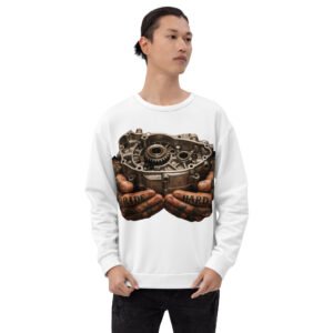 bluza z grafiką karteru silnika motocyklowego