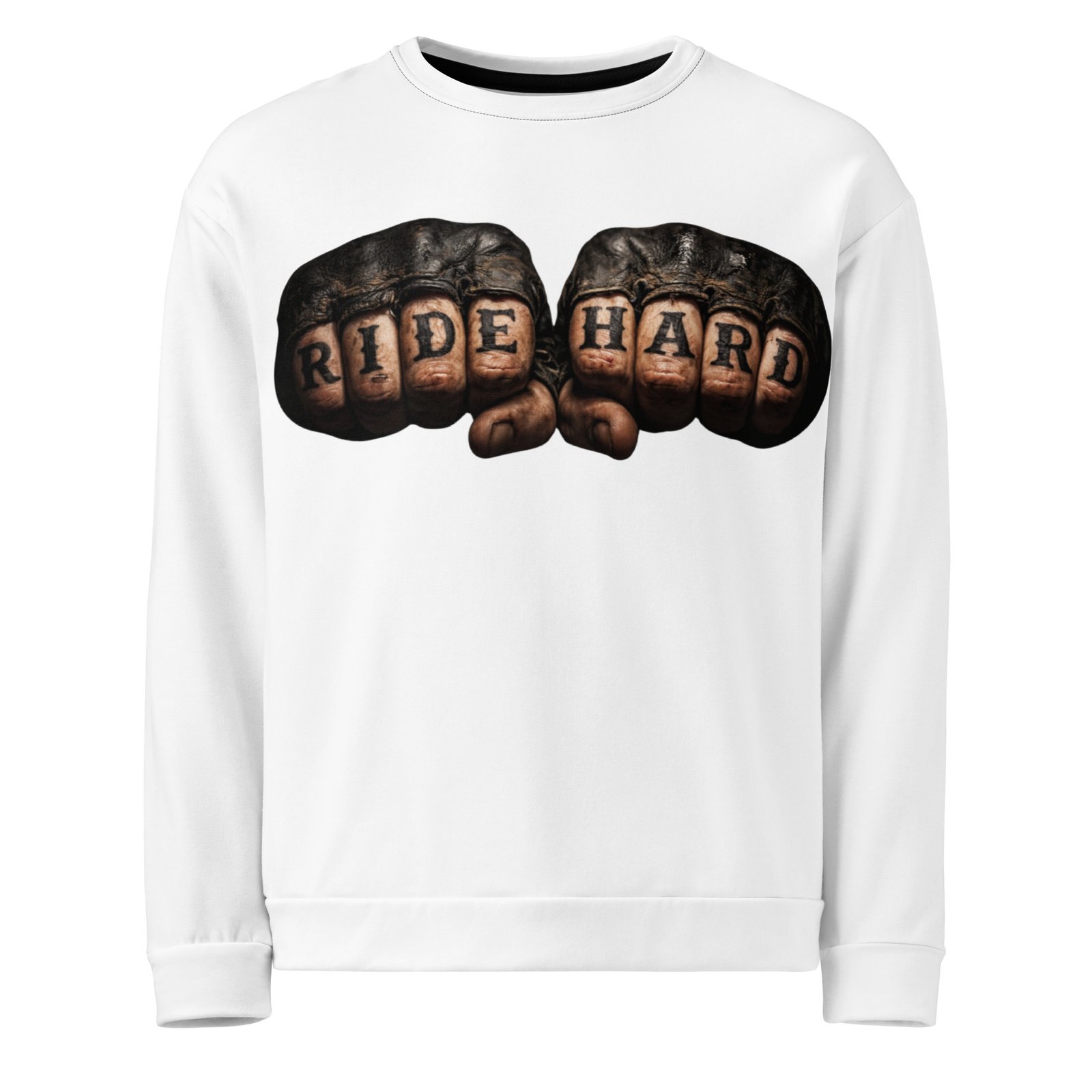 Męska bluza z grafiką zaciśniętych pięści Ride Hard| Zarn.pl Męska bluza z grafiką zaciśniętych pięści Ride Hard - obrazek 2